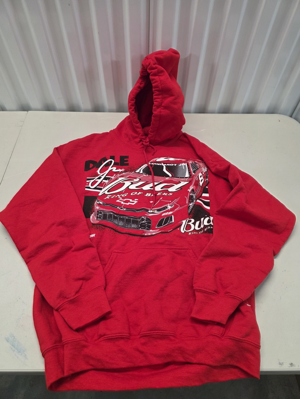 JR Motorsports Official Team Apparel Red Dale Earnhardt Jr. Budweiser Car Men's